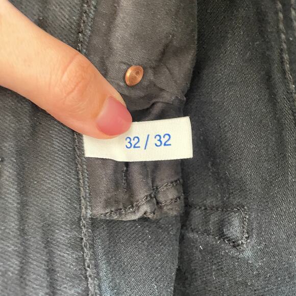 Samsoe Samsoe Jeans Mens 32x28 Black Cosmo Tapered Leg Zipper FlyCasual Stretch - Picture 6 of 9